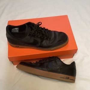 Rare Black Nike Air Force I Sneakers